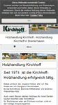 Mobile Screenshot of holzhandlung-kirchhoff.de