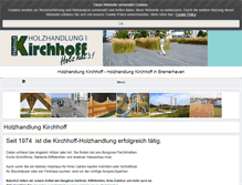 Tablet Screenshot of holzhandlung-kirchhoff.de